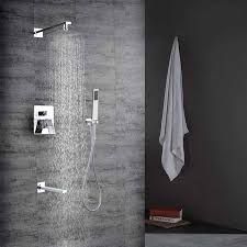 Duscharmatur Set Unterputz Mit Handbrause In Chrom Zu Gunstigen Preisen Kaufen Bathroom Shower Faucets Shower Faucet Sets Shower Faucet