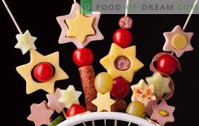 De a a z nombre: Canape Para Ninos Divertidos Fuegos Artificiales En La Mesa Recetas De Sandwiches De Canapes En