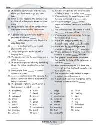 This worksheet teaches your students about the. Court Answers Crossword Search For A Good Cause
