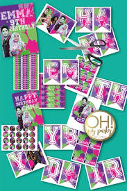 Zombies 2 Party Decorations In 2020 Zombie Birthday Parties Zombie Birthday Party Decorations Zombie Birthday