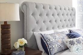 Reimagine master bedroom or guest bedroom decor with the eloise channel tufted performance velvet full/queen headboard. Sheridan Gray Upholstered Queen Platform Bed With Bench Footboard From Lane Coleman Furniture