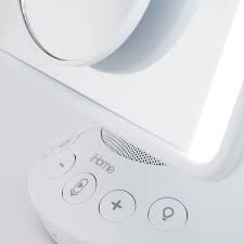 Ihome Mirror With Bluetooth Audio Led Lighting Bonus 10x Magnification Siri Ihome Mirror Ihome Vanity Mirror Mirror Organiser