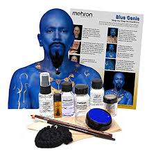 mehron blue genie costume makeup kit