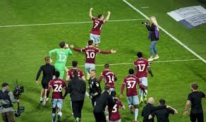 Aston villa's english midfielder jack grealish (l) breaks away from west bromwich albion's english midfielder conor gallagher. Aston Villa Book Spot At Wembley With Penalty Shootout Win Over West Brom Football Sport Express Co Uk