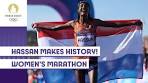 Hassan Makes History! | Women's Marathon | #Paris2024 ... - YouTube