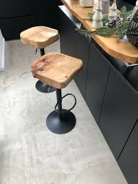 Barhocker Industriedesign Eiche Metal Holz Hohenverstellbar Schwarz Matt Ebay Barhocker Kuche Barhocker Holz Kuche Eiche