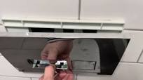 How to remove a flush button to a toilet