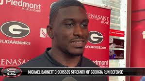 Michael Barnett discusses improvement in Georgia rush defense
