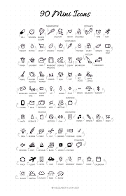 90miniicons Png 1 650 2 550 Pixels Bullet Journal Icons Bullet Journal Writing Bullet Journal Banner