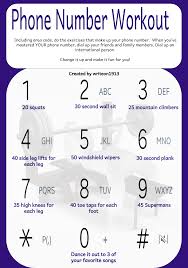 Today i've asked my fellow bloggers to share their best fun workout ideas. Phone Number Workout Squats Exercise Fitness Planks At Home Workout Plan Fun Workouts Pe Lessons