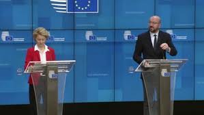 En het einde is nog niet . Videoconferentie Van De Leden Van De Europese Raad Consilium