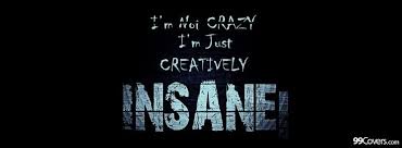 insanity quotes funny | Funny Insane Quote Facebook Covers - funny ... via Relatably.com