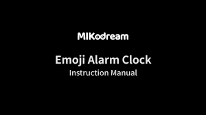 May 10, 2019 · the skype emoji picker offers 110 emoticons in a single panel. Mikodream Emoji Alarm Clock Instruction Manual Youtube
