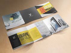 Download 10 Mejores Imagenes De Brochure Mockup Folletos Disenos De Unas Tripticos Creativos PSD Mockup Templates