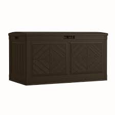 Suncast 80 Gal Resin Deck Box Mustang Deck Box Patio Storage Outdoor Storage Boxes