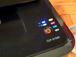 Home error and a red light on samsung laser printers. Samsung Clp 315w Not Working Youtube