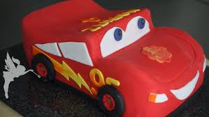 Lightning Mcqueen Torte Cars Fondant 3d Motiv Torte Cars Torten Tuto Auto Torte Anleitung Cars Kuchen Auto Torte