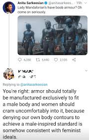 Theyre complaining about the wrong type of female armour :  rMurderedByWords