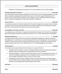 How To Write A Syllabus Cult Of Pedagogy
