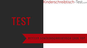 Kettler schreibtisch kids fort ii silber buche. Kettler 06622 270 Schulerschreibtisch Cool Top Test Neu