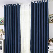 Enjoy free shipping and easy returns every day at kohl's. Modern Linen Cotton Blue Blackout Bedroom Curtains