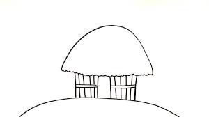 Gambar mewarnai rumah adat bali axis ki piye classycloud co. Menggambar Mewarnai Rumah Adat Tradisional Papua Indonesia Untuk Anak Youtube