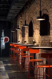 Punkraft Bar By Ater Brings The Rebellious Spirit Of Craft Beer To Downtown Kiev Bar Design Restaurant Beer Bar Design Bar Interior