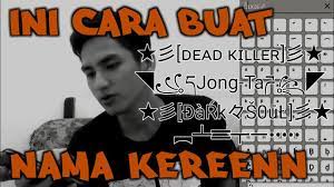 Juga kalian bisa gunakan karakter symbol yang untuk di web ini: Cara Membuat Nick Name Keren Di Pubg Hago Free Fire Mobile Legend Tutorial Membuat Nama Youtube