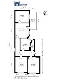 Grundriss Mit Massketten Und Raumbezeichnungen Altbauwohnung Wohnung Mieten Grundriss