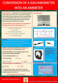 Conversion Of Galvanometer Into Ammeter At 3000.00 Inr In Ambala Cantt |  Scientific Instrument Traders