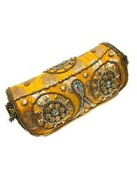 Personalizado con una etiqueta de agradecimiento. Bolso Original Bordado De Mujer Bolsos De Mano Color Amarillo