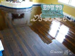 How To Refinish Hardwood Floors At Queen B And Me Refinishing Hardwood Floors Diy Home Improvement Home Decor Tips