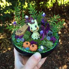 Graveyard Mimikyu Pokemon Pokeball Terrarium Pokemon Terrarium Pokemon Anime Crafts