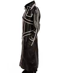 Sword Art Online Kirito Costume Cosplay Black Leather Jacket In 2021 Sword Art Online Kirito Kirito Sword Art