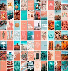 The long awaited video is finally here lol. Amazon Com Anerza 110 Pcs Peach Teal Wall Collage Kit Aesthetic Pictures Aesthetic Room Decor For Teen Girls Cute Dorm Photo Wall Decor Vsco Trendy Bedroom Posters Boho Wall Art Christmas Gifts Paintings