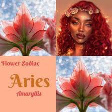 Flowers Zodiac Aries Aries Zodiac Birth Month Flowers Zodiac
