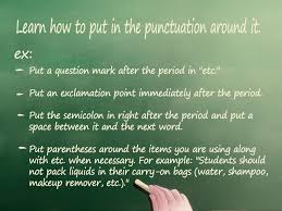 How To Use Etc Correctly This Or That Questions Being Used Question Mark