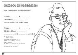 Download Dancehall Colouring Activity Book By Robin Clare Art