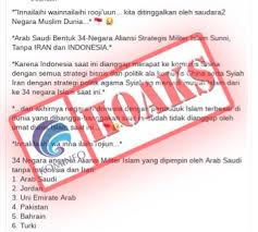 Semua negara islam di dunia juga berhutang mau saudi, uae, qatar, tunisia, maroko, pakistan, afganistan,kazakhstan, ujarnya mengutip wawancara pada instagram di jakarta, sabtu. Kementerian Komunikasi Dan Informatika