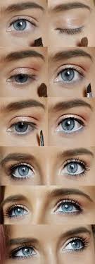 Mooie Open Blik Blauwe Ogen Make Up Voor Blauwe Ogen Make Up Blauwe Ogen