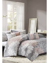 Skirt measures 28 x 50 with 13 drop. Madison Park Lola 6 Piece Printed Duvet Cover Set Belk