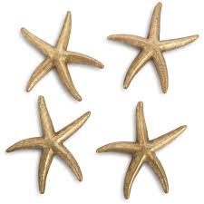 Amazing gallery of interior design and decorating ideas of wall starfish in bedrooms, living rooms, dens/libraries/offices, girl's rooms, dining rooms, bathrooms, boy's rooms, entrances/foyers by elite interior designers. Rosecliff Heights 4 Piece Starfish Wall Decor Set Reviews