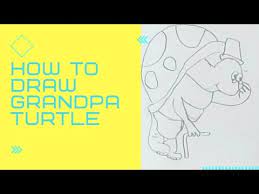 Learn how to draw a cute cartoon turtle waving with easy step by step drawing tutorial for kids. How To Draw Grandpa Turtle For Kids Drawing Tech Youtube