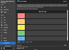 Minecraft mob tier list based on threat level to player. Bf Multi Tool Release V2 2 Tier List Creator R Bravefrontier