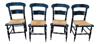 Maybe you would like to learn more about one of these? 1960s Vintage Ethan Allen Dining Chairs Button Back Hitchcock Set Of 4 Chairish