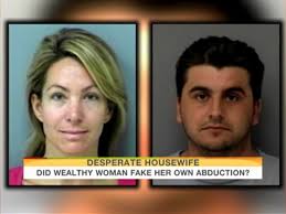 Desperate housewife? Kidnap victim? Or both?