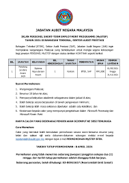 We did not find results for: Bahagian Teknikal Btek Sektor Jabatan Audit Negara Facebook