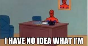 I Have No Idea What I M Doing Spiderman Desk Skyrim Funny Hockey