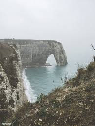 Chalk Cliffs At Porte D Amont In Eacute Tretat France Free Image By Rawpixel Com Tom Grimbert Aerial View Travel Photography Free Images