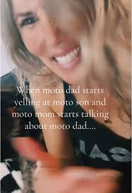 Iykyk, moto moms don’t take kindly to moto dads pushing around our babies…  #moto #mx #dirtbike #motocross #race #motomom #motodad #50cc #racing